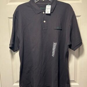 Orvis Mens L Updated Signature Polo Shirt Black NWT Short Sleeve Classic Outdoor